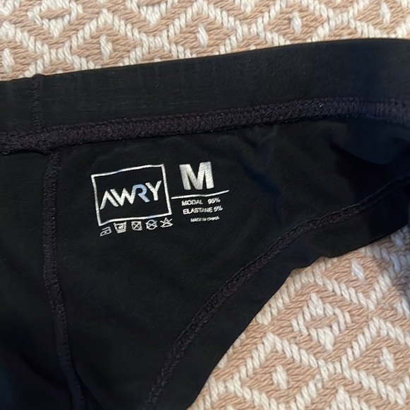 AWRY Underwear Set - Thong (Grey) and Cheeky (Black) - Medium - Picture 7 of 7